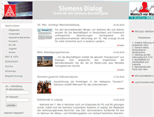 Tablet Screenshot of dialog.igmetall.de